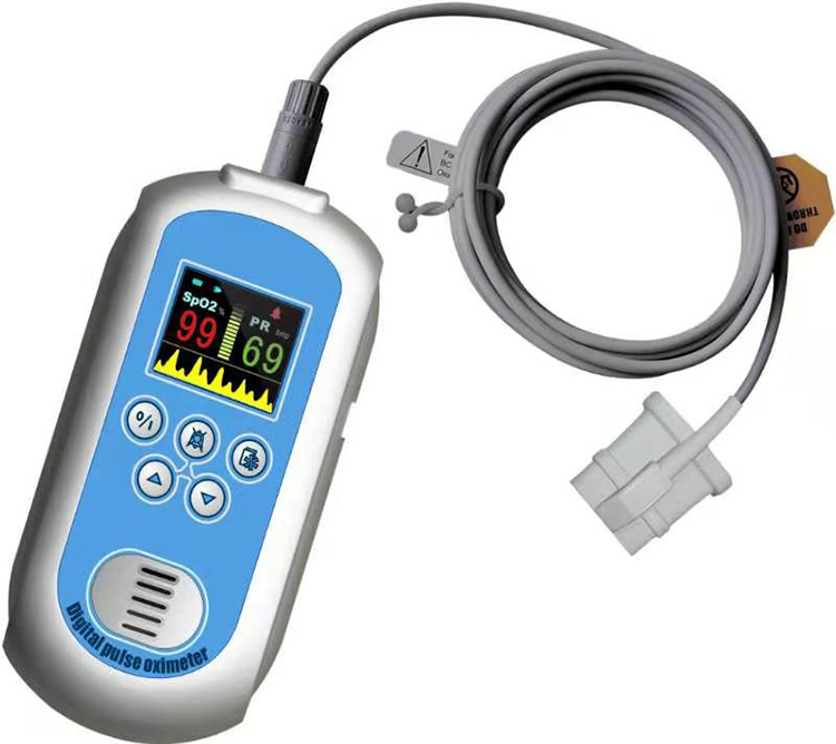 High quality handheld pulse oximeter TR900 medical monitor with digital LED/LCD display for sale